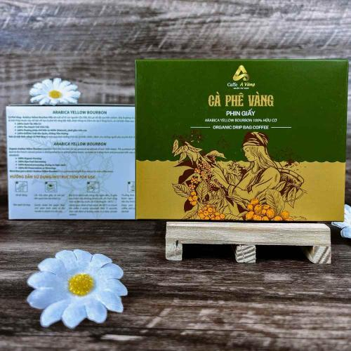 Hộp Cà Phê Vàng Đặc Sản Phin Giấy 4.0 Cao Cấp Nhật Bản Loại 7 Gói