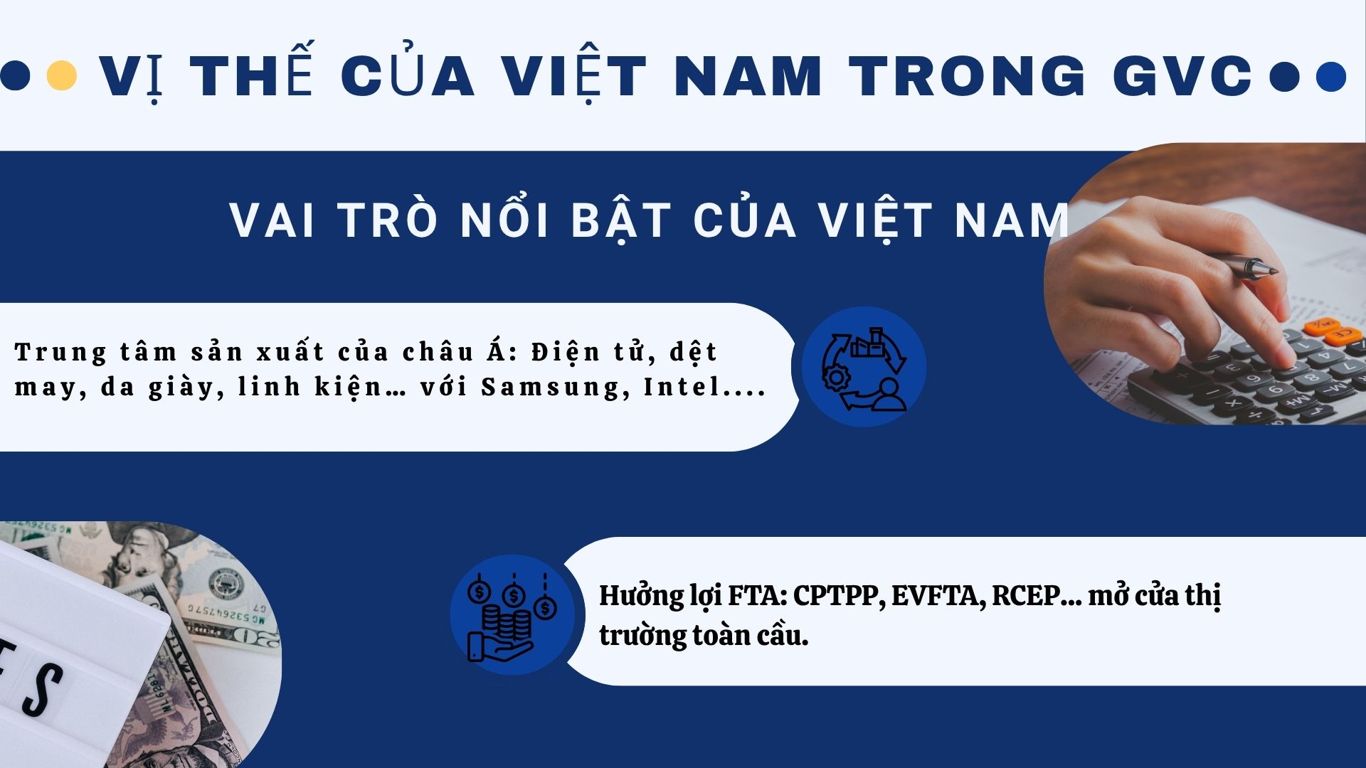 2. Vị thế của Việt Nam trong chuỗi giá trị toàn cầu